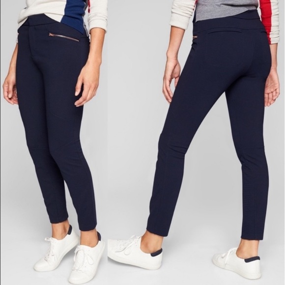 Athleta Pants - Athleta Ponte Moto Legging Pants